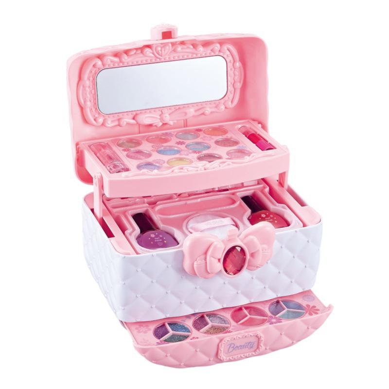 Children's Princess Makeup Set: Role-Playing Toy with Color Box & Nail Polish - Perfect Birthday Gift for Girls
