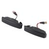 2 Bucăți Semnalizator Lateral Aripă LED Dynamic Indicator Semnalizare Fumuriu 3000K Potrivit pentru 5ER E39 1995‑2003