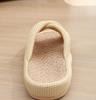 [Euyqs] Mesh Fabric Cross-Strap Slippers, Indoor Use, Quiet, Non-Slip, Unisex (Light Yellow, Adult, Size M, Alphabet, Japanese Shoe Sizes Available)