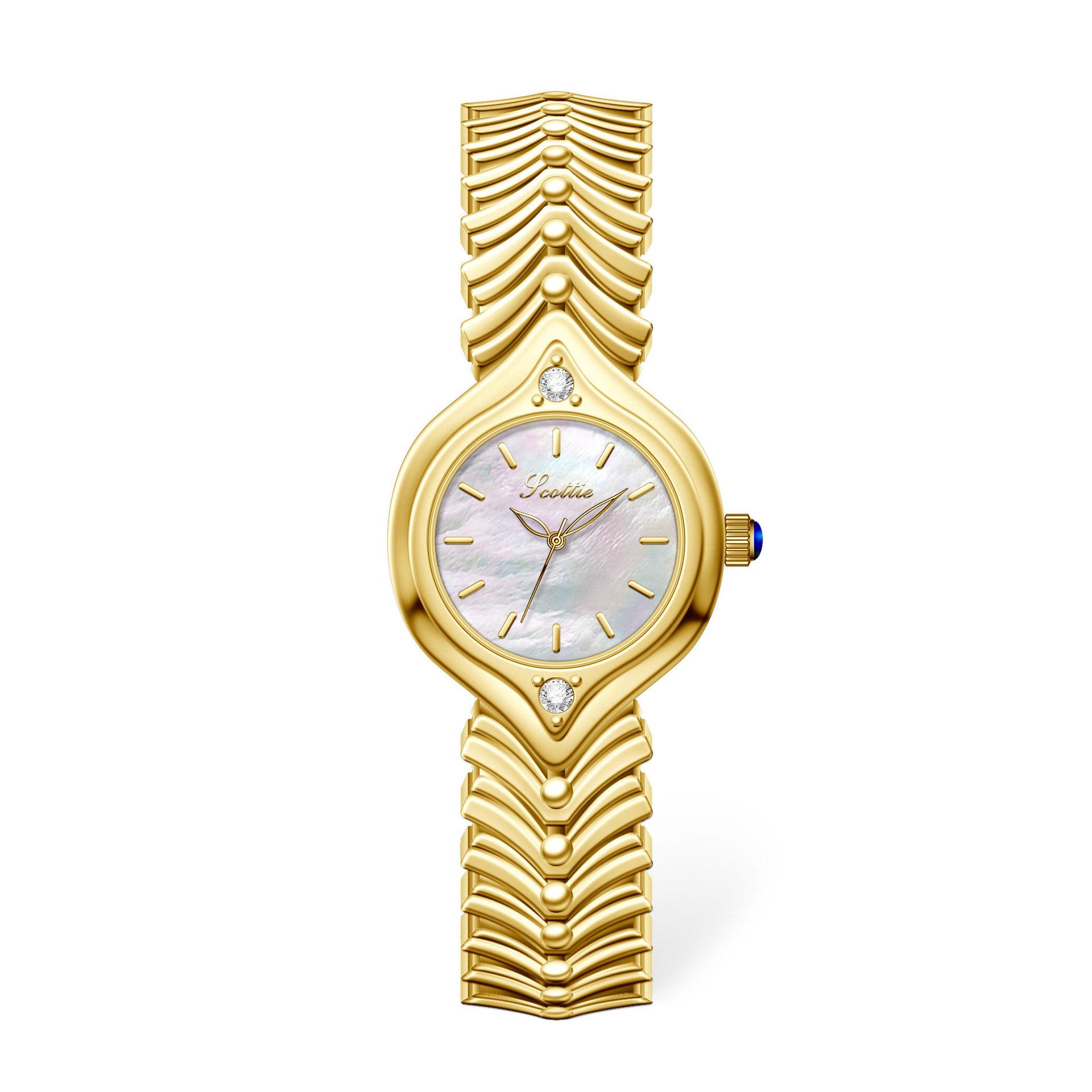 Medieval Style Watch 9722 Fritillary Face Retro Women S Watch