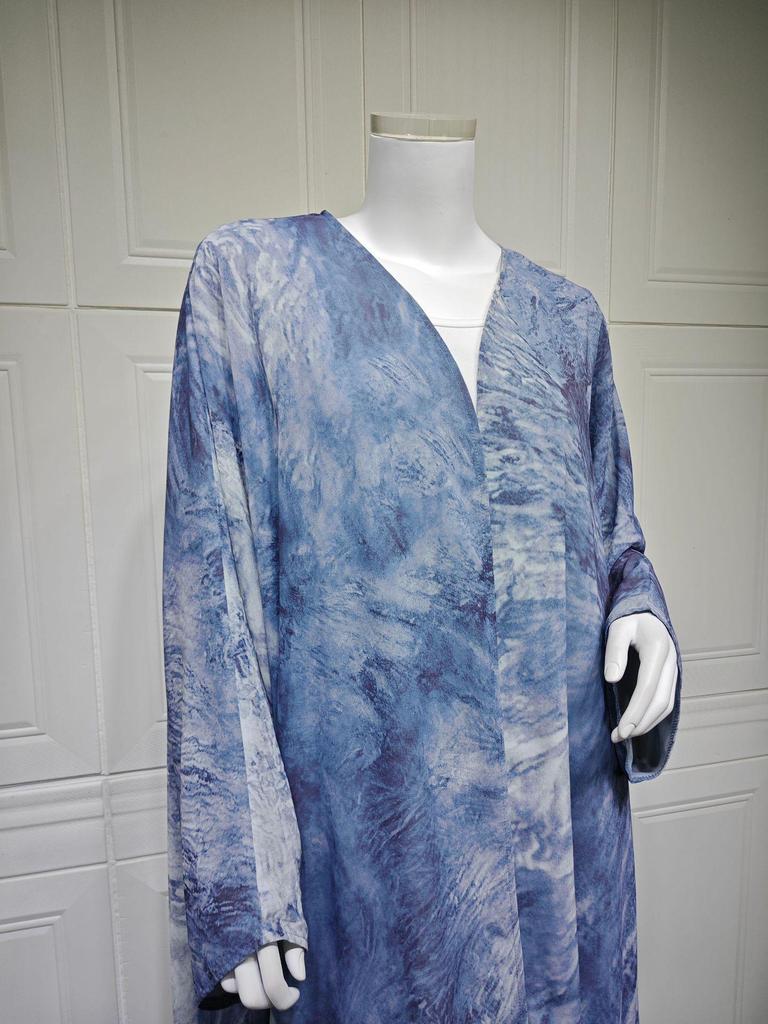 MQ200 Bescheidener Cardigan Abaya Modetrend mit Hijab - Damenbekleidung aus dem Nahen Osten