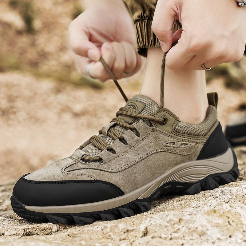 Men Hiking Shoes Climbing Sneakers Outdoor Men Trekking Mountain Athletic Casual Sports Work Shoes Breathable Sole Maillard Styl