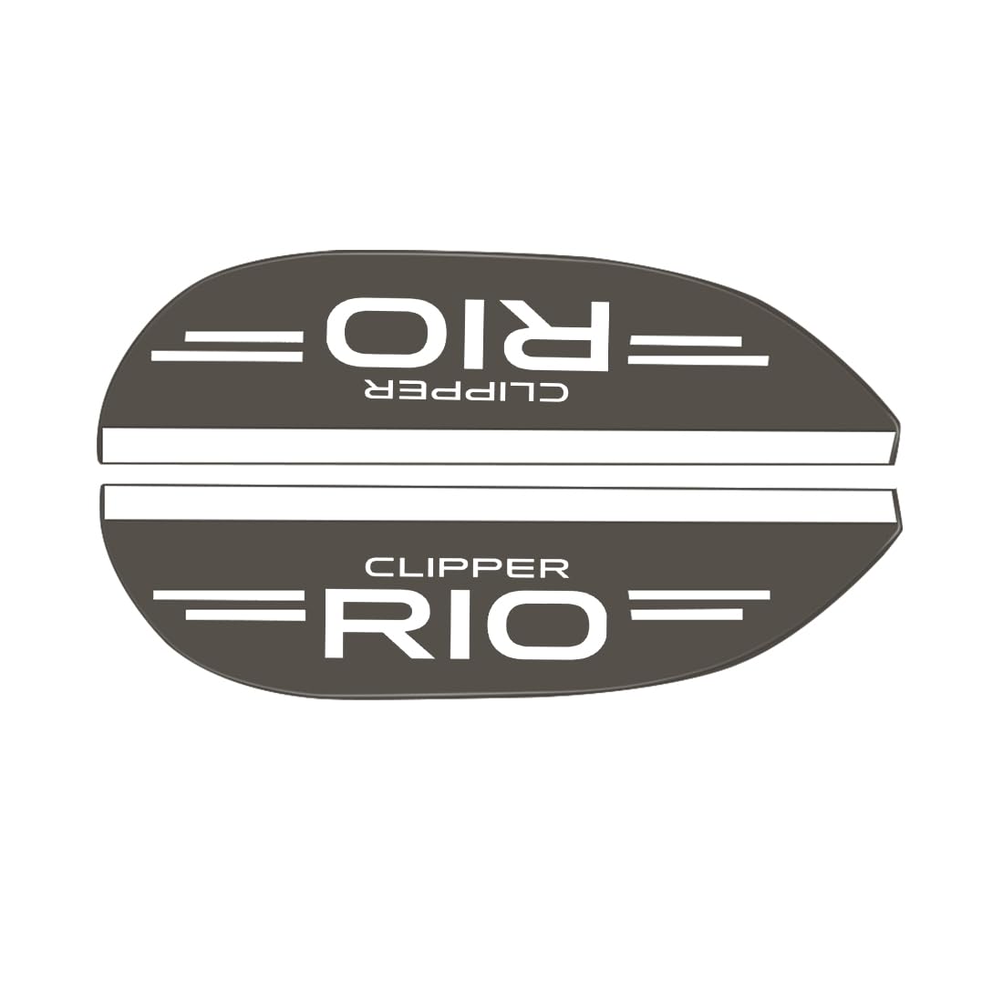 

Clipper Rio Applicable Door Mirror Visor for Cars with Logo Clipper Rio Application