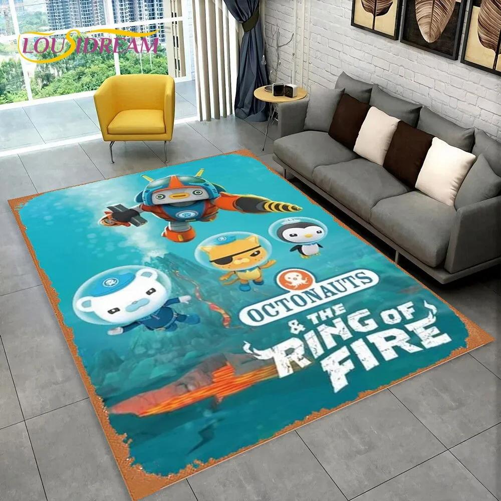 The Octonauts Barnacles Cute Cartoon Carpet Rug for Bedroom Living Room Home Sofa Decoration,Children Game Large Decor Floor Mat