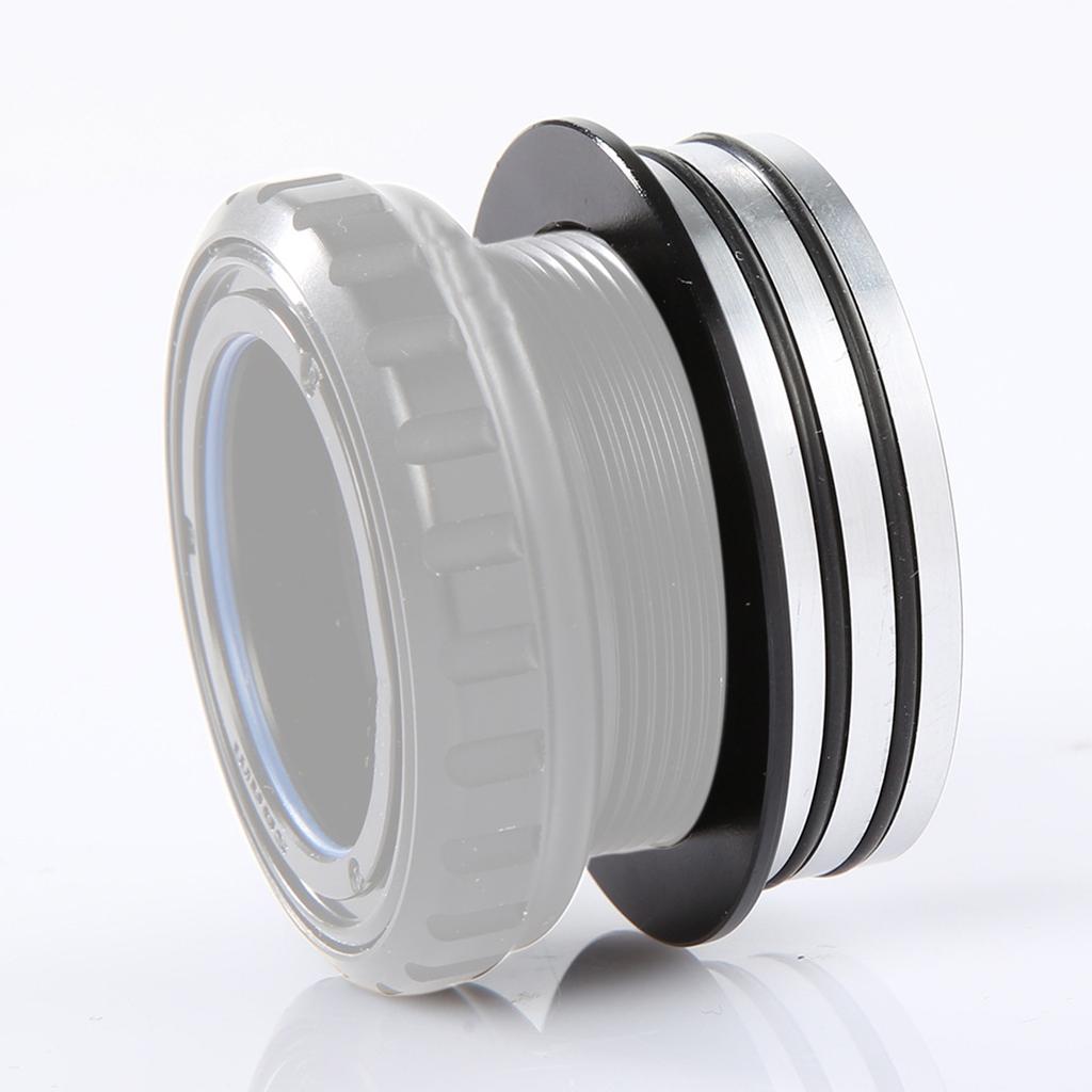 2pcs 42mm Aluminum Alloy Bike Bottom Bracket Conversion Adapter Bottom Bracket Conversion Seats Bike Accessories Enduring