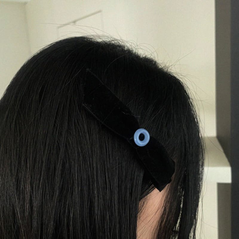 APIOH VELVET HAIRPIN