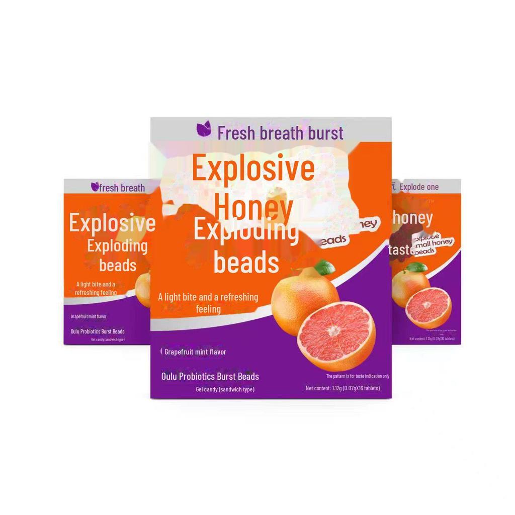 Xiao Mi Respirație Proaspătă Piersică Albă Menta Bomboane Gumă de Mestecat cu Mărgele Explozive