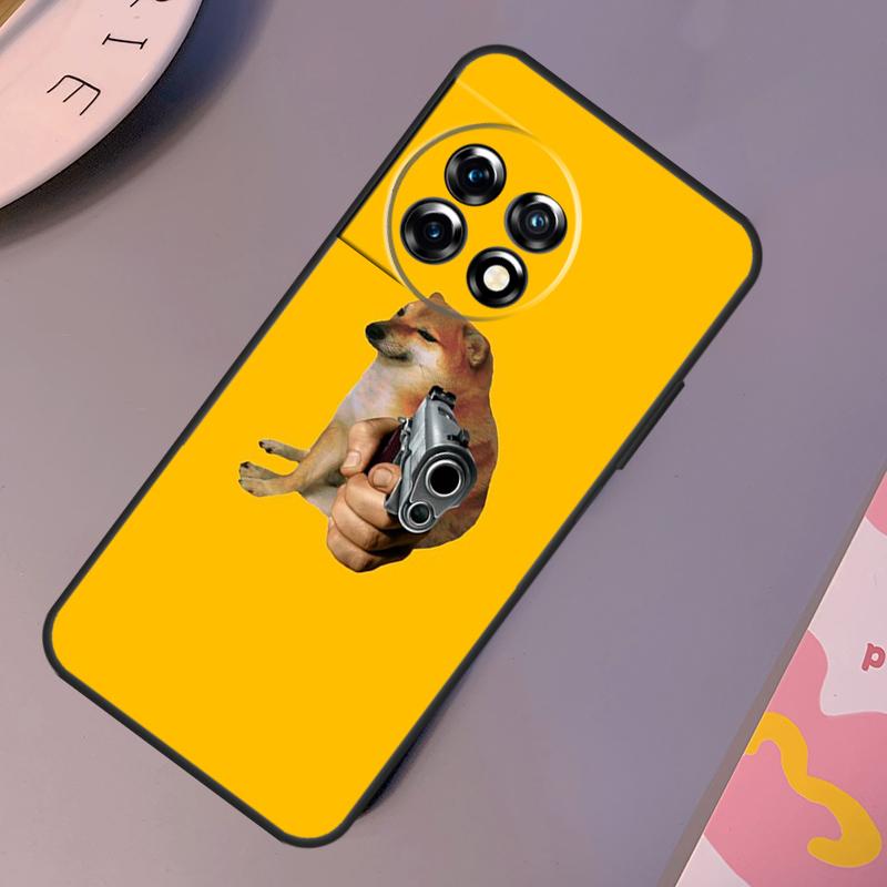 Cheems Shiba Inu Doge Meme Hülle Für OnePlus Nord 5 CE 4 3 2 Lite N30 OnePlus 11 12 13 15 12R 13R 10T 13T 9 10 Pro Cover