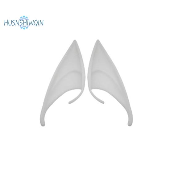 2Pcs Realistic Elf Ears Halloween Makeup Props Add Charm Wide Application Elf Ears for Avatar Goblin Fairy Costumes