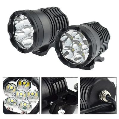 1pc 60w Led Motorcycle Headlight, 12v Universal White Super Bright Front Light For Scooter Moto Fog Lam
