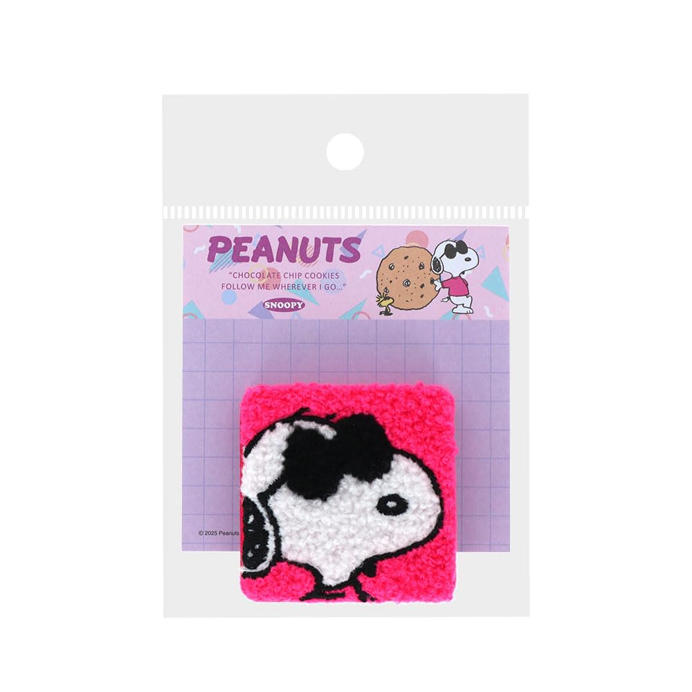 Stationery Snoopy Merchandise Memo Pad with Fluffy S2850621 Sun-Star Clip, Pink,