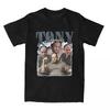 The Classic Movie Print Short Sleeve Funny Tee Shirt Vintage Tony Soprano T Shirts O Neck Casual Loose Cotton Tops Unisex
