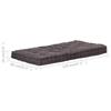 VidaXL Coussin de plancher de palette Coton 120x80x10 cm Anthracite