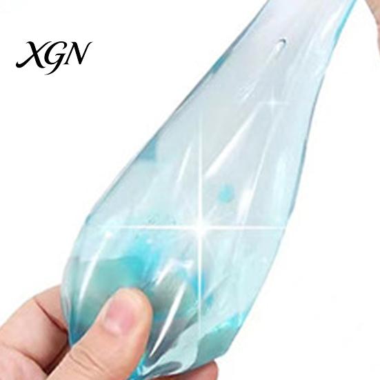 Calming Fidget Toy Transparent Rhinestone Squeeze Anxiety Relief Polyhedron Sensory Safe Stress Ball Anti-anxiety Soft Students Office