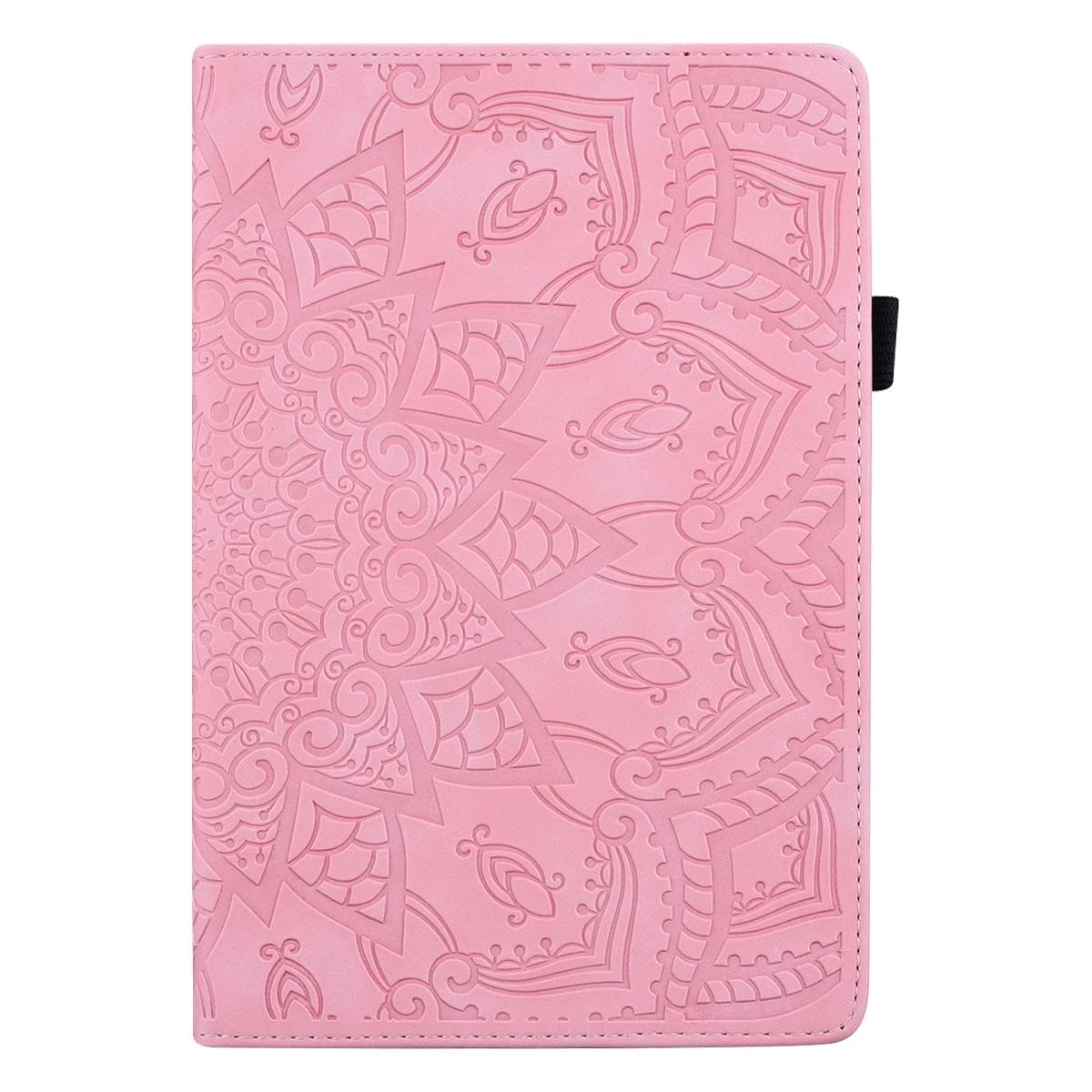 

For Huawei T3 10 Case 9.6 inch Vintage Flower Tablet Stand Coque Caqa For Huawei Mediapad T3 10 Case 9.6 + Stylus Pen Gift рожевий