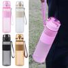 Safety Lock Buckle 550ML Sports Water Bottle Plastic Large Capacity Travel Water Cup Portable Leak-Proof Drink Cup Sports Gym