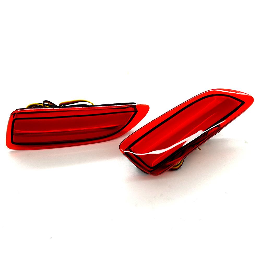 For TOYOTA COROLLA 2011-2013 LEXUS CT200H Car Rear Bumper Lamps Rear Reflector Lights DRL Brake Stop Lamp Accessories 2pcs