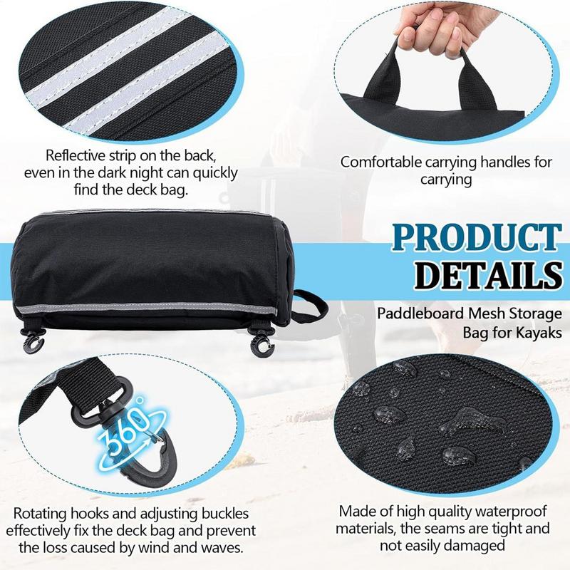 Paddleboardtasche Effiziente Board-Deck-Aufbewahrungstasche Wasserdicht Multifunktional Verstellbar Große Kapazität Aufbewahrungsbehälter Für
