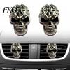 Metal Skull Vent Clip for Vehicles Car Air Clip, Retro Alloy Dashboard Personalized Gift Lovers Trim Funny Head Auto Interior Accessories Outlet