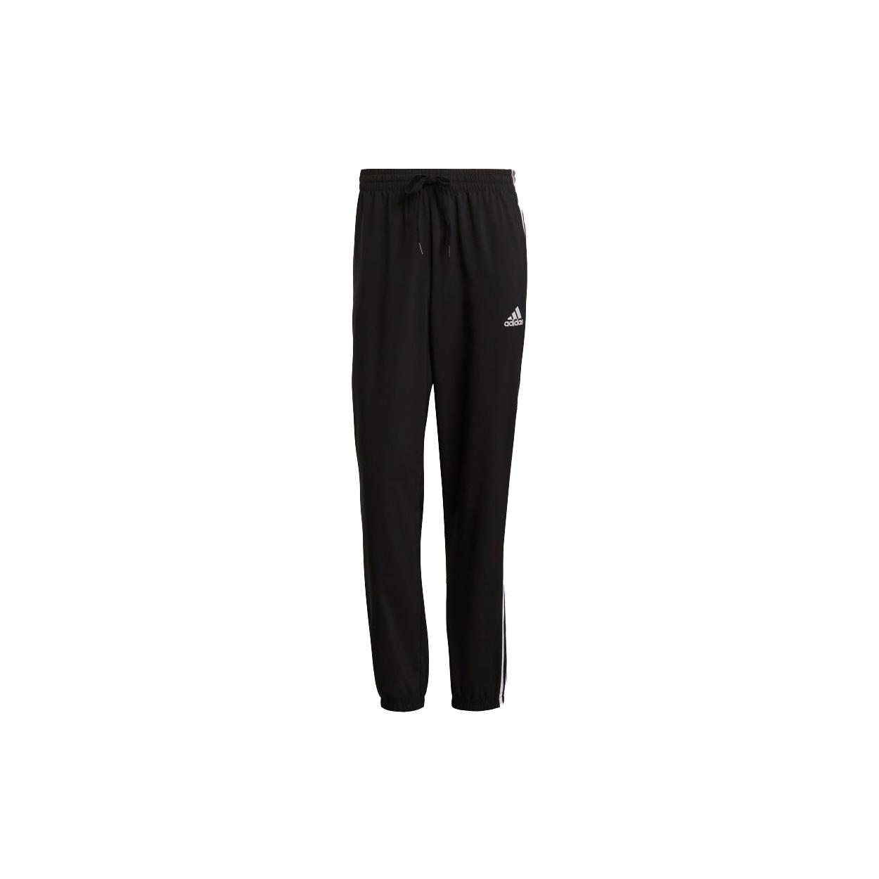 adidas Stripe Loose Straight Training Sports Pants Black Men s GK8982 XXXL