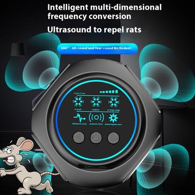 Newly Upgraded Four-in-one Ultrasonic Mosquito Repellent, Mouse Repellent, Mouse Repellent, 360-degree Repellent