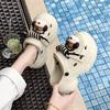 Cartoon Cute Personality Hole Shoes Women Wear In Summer Small Thick Soles Heightened Non-slip Light Comfortable Cool Slippers
