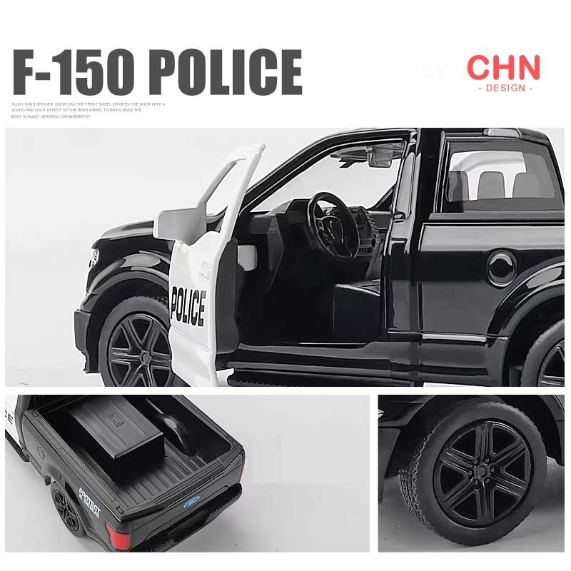 Ford F150 SVT Raptor 2018 Pick-up Truck Simulation Druckguss- & Spielzeugfahrzeuge Rückziehmotor Auto & Türen Öffnen RMZ city 1:36 Legierungs-Sammlermodell