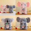 Cute And Soft 8-inch Plush Toy Elephant Koala Doll For Claw Machine