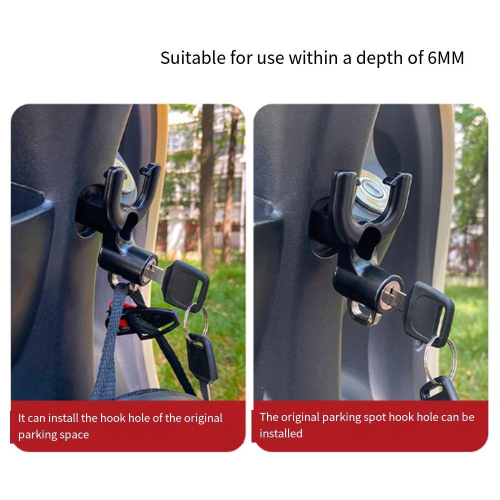 2 in 1 Motorcycle Helmet Lock Waterproof Helmet Anti-theft Safety Lock Electric Vehicle