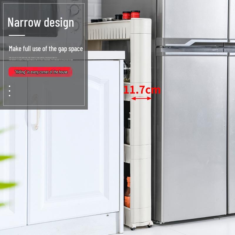 Wang Erniu Kitchen & Bathroom Rolling Crevice Storage Rack