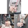Pig Plush Mini Bag For Women With Zipper Closure And Inner Pocket For Daily Use