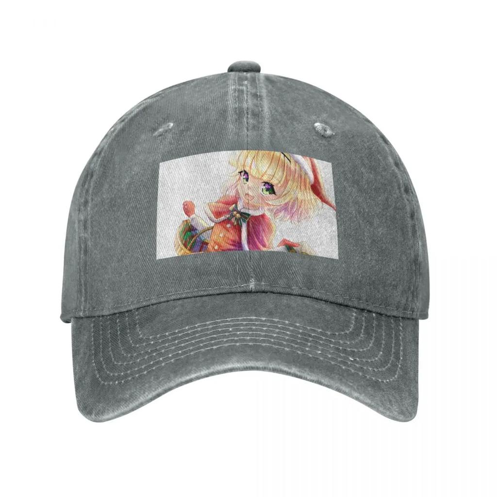 illustration kirima syaro gochuumon Baseball Cap Hat Beach sun hat Hip Hop Christmas Hat Boy Child Womens