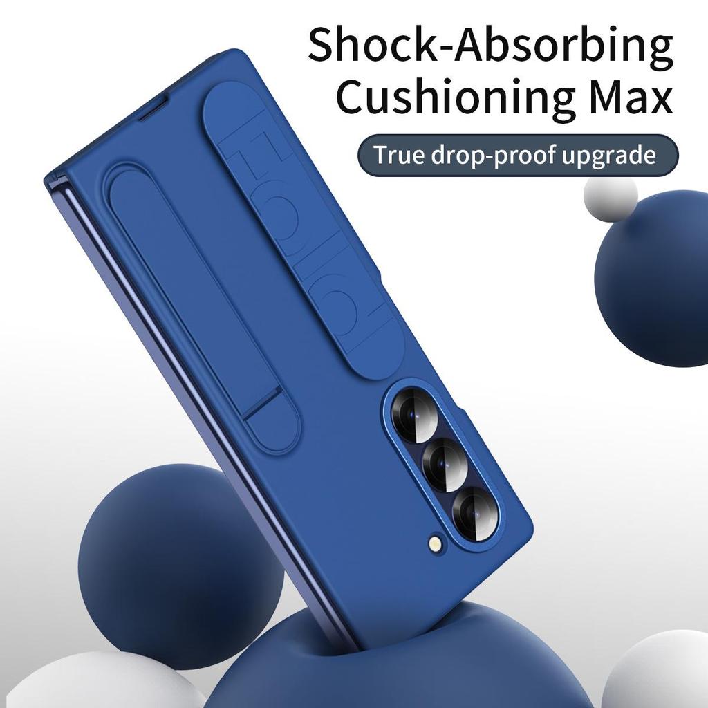 Samsung Galaxy Z Fold 7 Case with Vertical Wrist Strap & Stand - Full Coverage, Anti-drop Protection