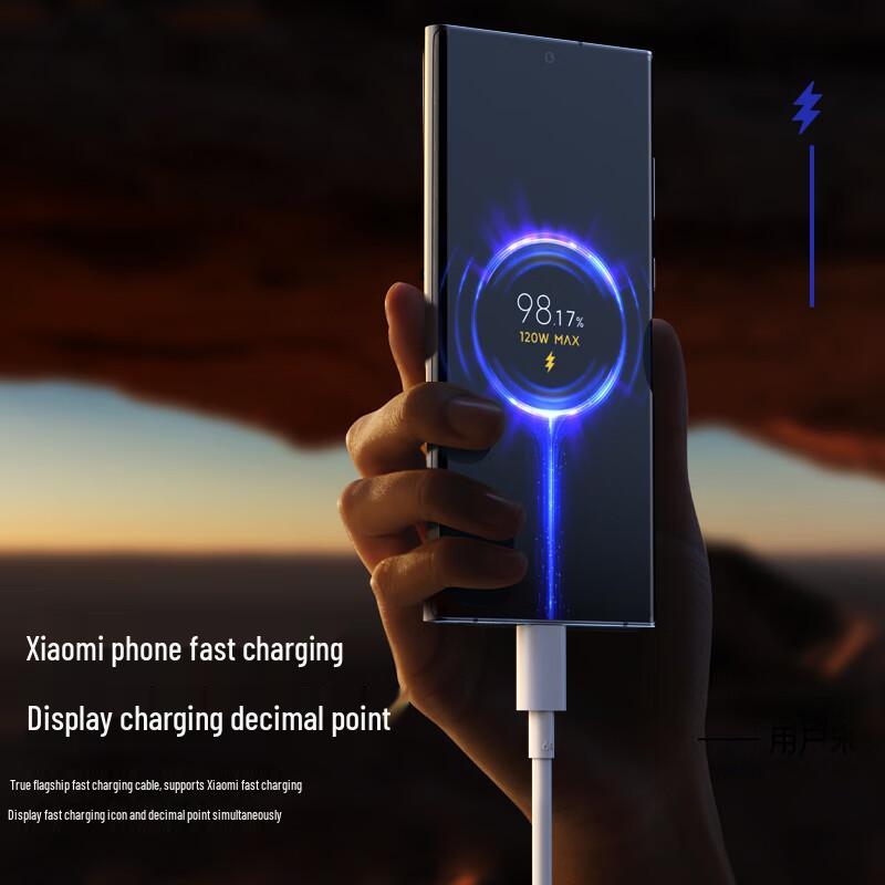 XuanYi Type-C 6A 120W/100W Fast Charging Cable for Xiaomi
