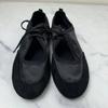 Fashion Soft Leather Casual Women Ballet Flats Lace Up Fashion Design White Black Female Mary Jane Shoes New 2024 Autumn Footwear