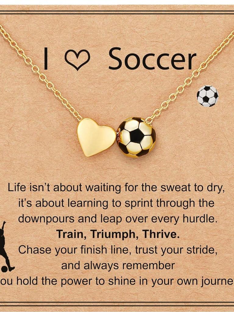 One Piece Softball/soccer/volleyball/basketball/rugby Necklace for Girls and Women, Sports Accessories Jewelry, Perfect Gift for Couples