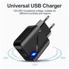 Fast Charger 3\.0 2 Port QC3\.0 Fast Charging For Tablet Smart Phone LED Lighting Adapter