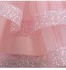 Glitzerndes flauschiges Netz-Prinzessinnenkleid für Baby-Mädchen - 1. Geburtstag & Abendmode