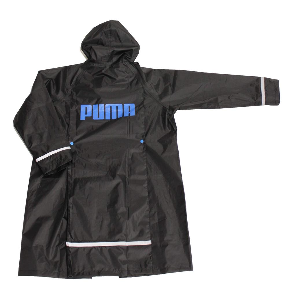 Puma Raincoat Black Back Logo Print 130 Backpack Schoolbag Coat PBS29RA13 &