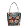 New Double-sided Jacquard Embroidery Handbag Hand Bag Jacquard Embroidery Butterfly Cloth Bag