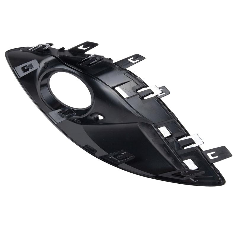 Car Fog Lamp Frame Black Front Bumper Grill High Universality Compatibility Practical Application Car Modification