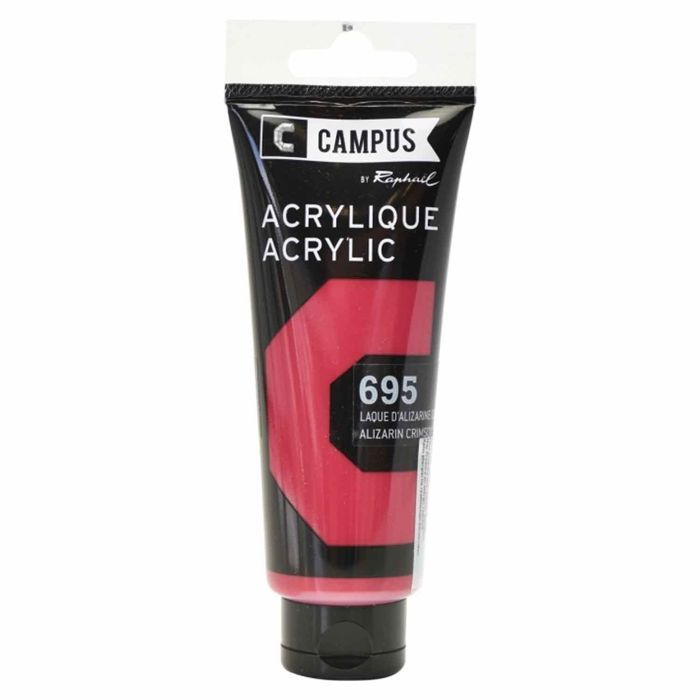 Acrylic Paint 100ml - Alizarin Lake Rose Crimson No. 695