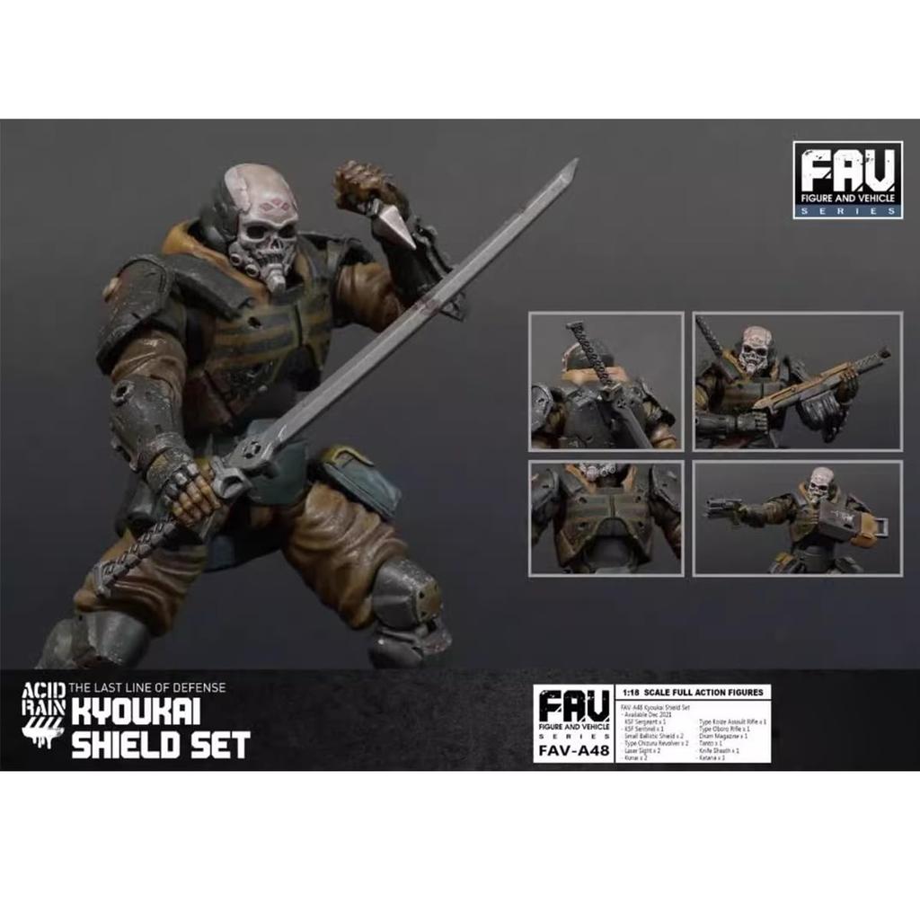 HiPlay TOY ALLIANCE 1/18 Scale ACID RAIN FAV-A48 Boundary Shield Set, Movable Figure, Painted and Finished