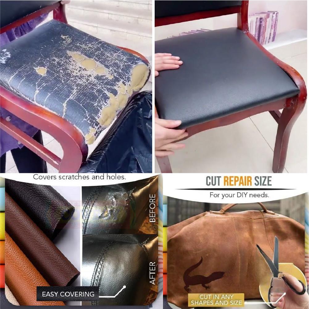Household DIY Self Adhesive Leather Fixes for Sofa Repair PU Fabric Stickers and Patches