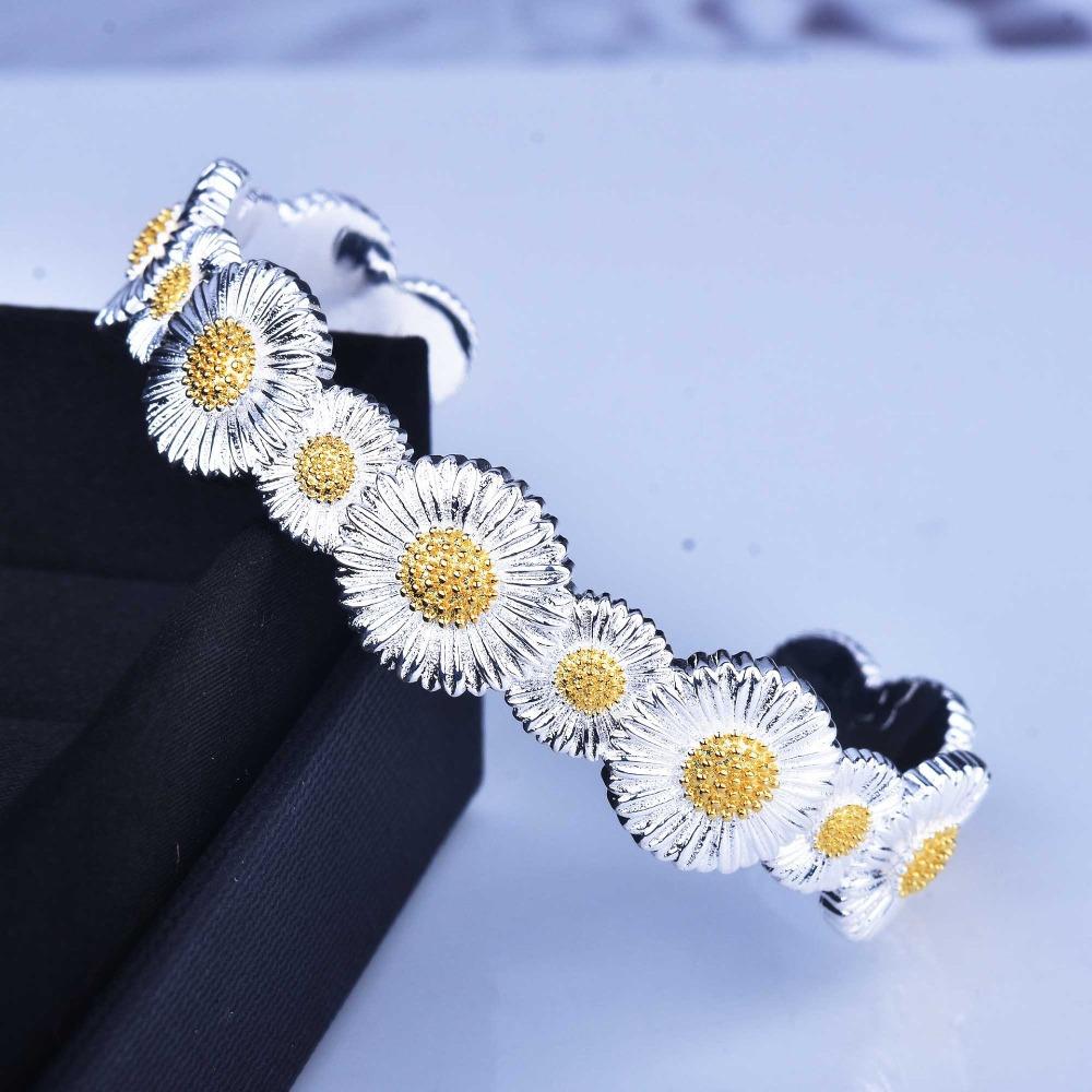 Italian Handmade Vintage Lace Bracelet 925 Silver Plated Baroque Style Jewelry for Women