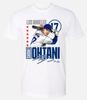 Shohei Ohtani #17 White Baseball Tee Shirt White Cotton Size S-5XL 1J0813 Unisex T-Shirt