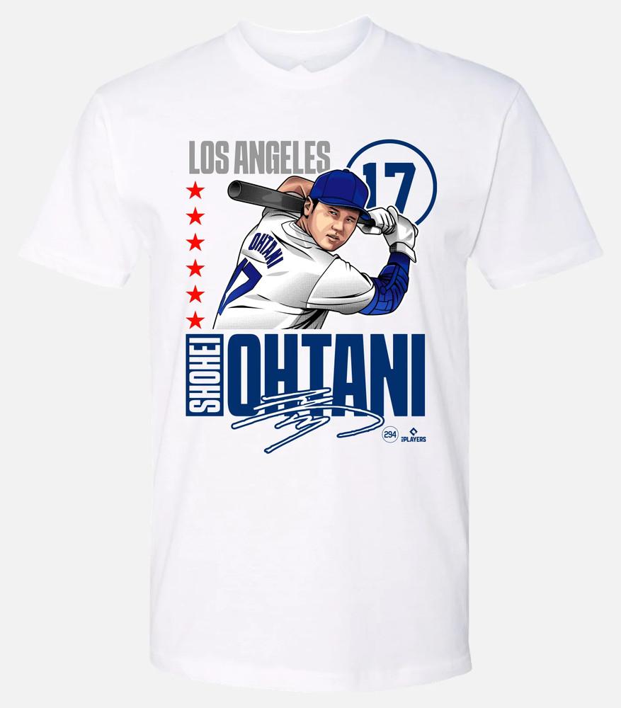 Shohei Ohtani #17 White Baseball Tee Shirt White Cotton Size S-5XL 1J0813 Unisex T-Shirt S