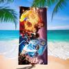 New Anime Character Printed Microfiber Beach Towel Quick Dry Water Absorbent Bath Towel