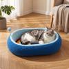 Cat Scratcher Lounge Bed with Ball Toy Multi-Functional Pet Furniture