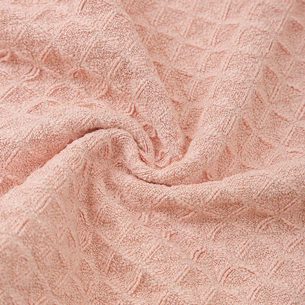 Soft Women Bath Head Wrap Quick-dry Hair Drying Hat Towel Cap Waffle Dry Hair Cap  Home Use